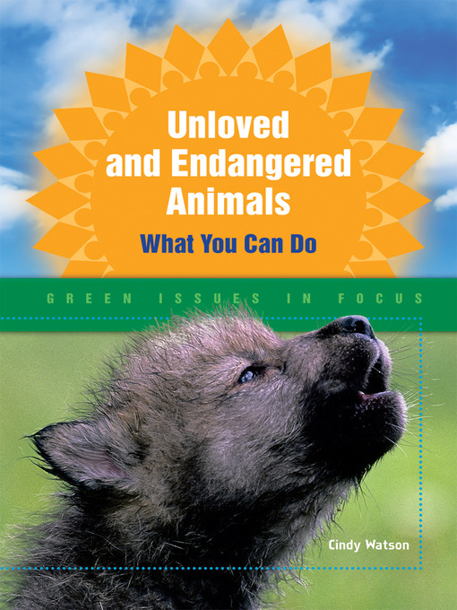 Cindy Watson创作的Unloved and Endangered Animals作品的详细信息 - 可供借阅